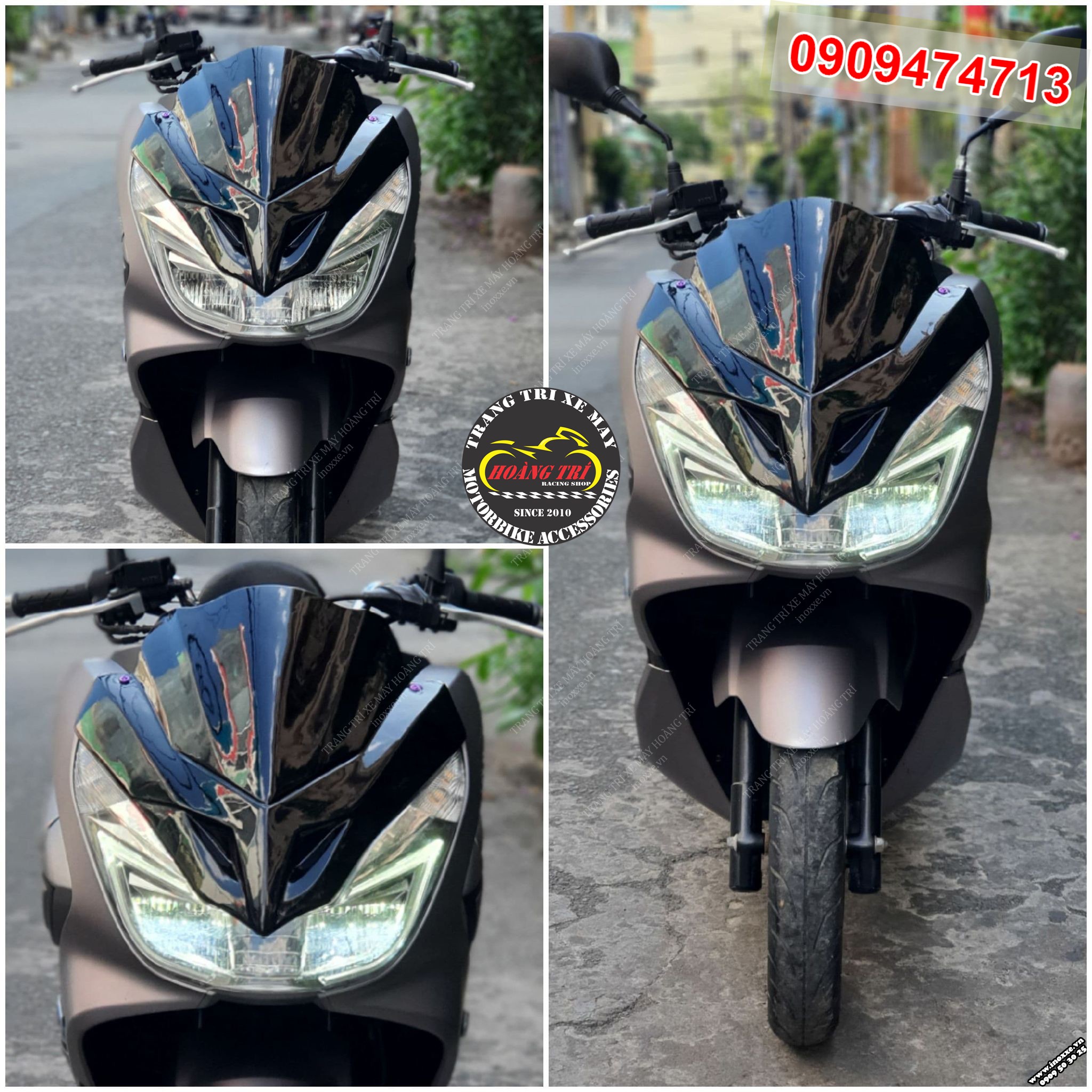 Mặt nạ chắn gió HTR cho xe PCX 2014-2017 mẫu V2